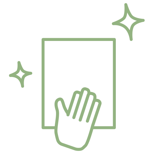 サロン店内の消毒・清掃の強化